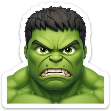 Make Hulk Saying Noob sticker