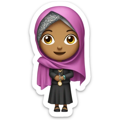 Muslim Girl coquette sticker