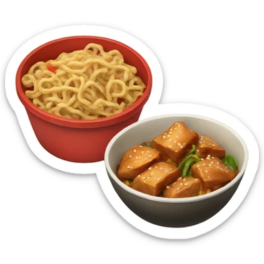 Chinese food sticker