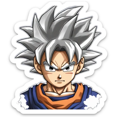 Goku ultra instinto  sticker