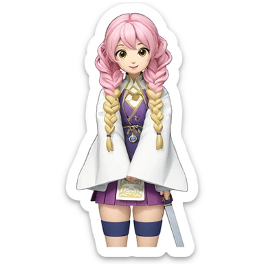 kanroji mitsuri in action sticker