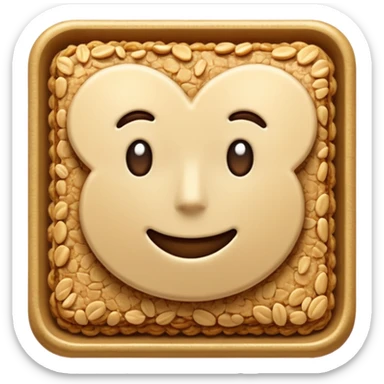 Oat flapjack sticker