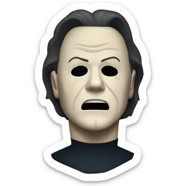 Michael Myers scary sticker
