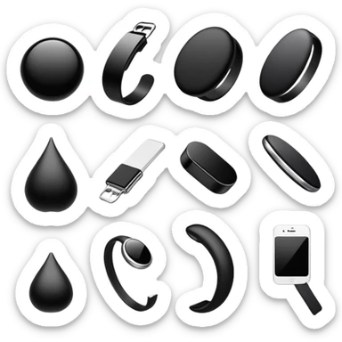 créate black ítems with aesthetic vives sticker