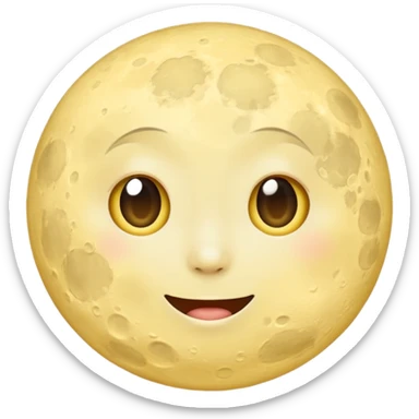 moon sticker