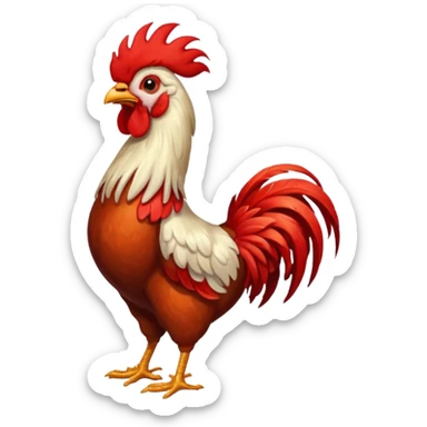 Cock sticker
