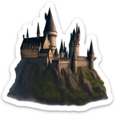hogwarts castle sticker
