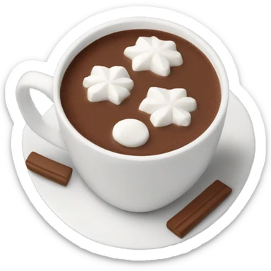 Hot chocolate for the holidays sticker