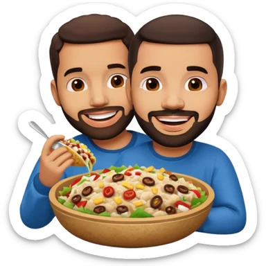 Drake eating a chipotle burrito bowl sticker