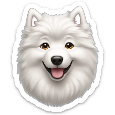 samoyed puppy sticker