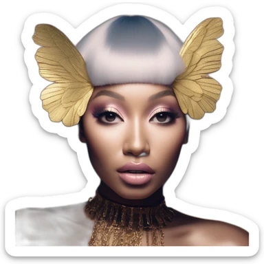 nicki-minaj,-david-bellemere,-bare-belly,-wings,-choker,-bathed-in-shadows,-fov-90-degrees,-short-lighting,-l-usm,-cold-colors,-gilded-technique,-extremely-hyper-aesthetic,-absurdres sticker