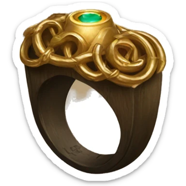 Lord of the rings ring sticker