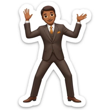 tango dancing man emoji sticker