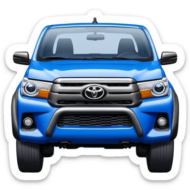 Toyota Hilux - Toyota (Model Year: 2021) (Iconic colour: Blue) sticker