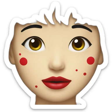 yayoi kusama old sticker