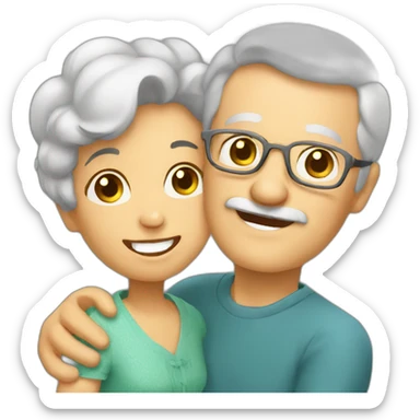 HAPPY GRANDPARENTS sticker