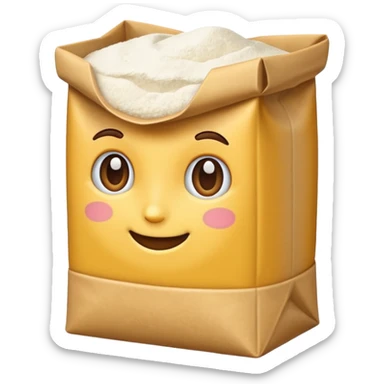 flour package sticker