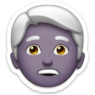 Sticking out toung sticker