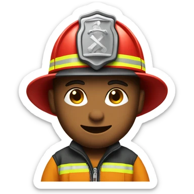 fire fighter ,whole body sticker