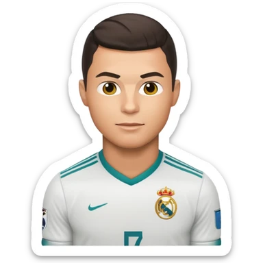 Cristiano Ronaldo football emojis sticker