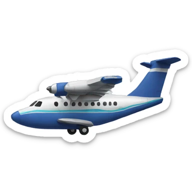 Plane with New Orleans masks sticker