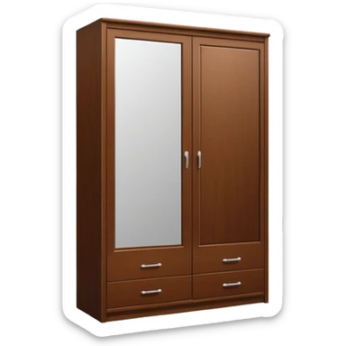 wardrobe modern closed mirror door sticker