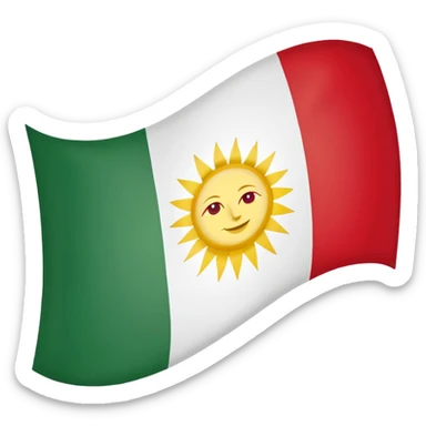 Kurdistan flag. sticker