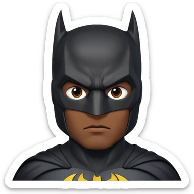 Gigachad gibi jawline flex atan batman sticker