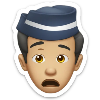 crying president Jokowi sticker