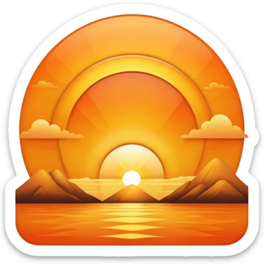 Sunrise  sticker
