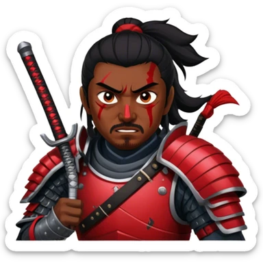 Battle-Ready Samurai sticker