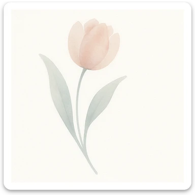 artistic style elegance, soft brushstrokes, pastel color palette sticker