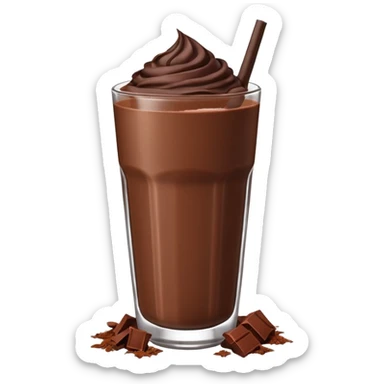 chocolate smoothie show sticker