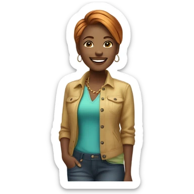 She’s just so uh Stan buen frita la way sticker