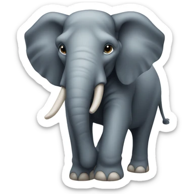 Elefante colorido  sticker