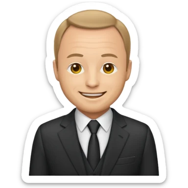 Friedrich Merz emoji, with a suit sticker