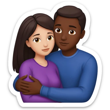 Man having sex with woman sticker