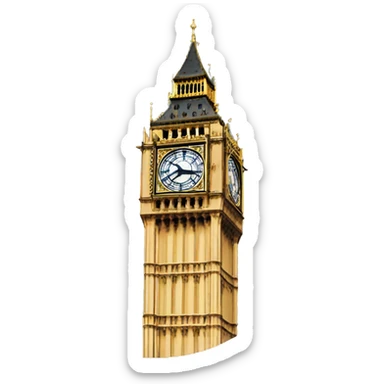 Big ben  sticker