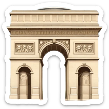 Arc de triomphe sticker