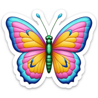 Gucci butterfly sticker