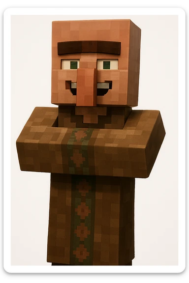 Keep the picture quality and style exactly the same. Give the character a happy expression in the same style as the reference image. sticker