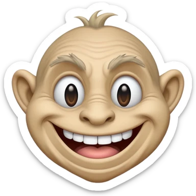 Troll face sticker