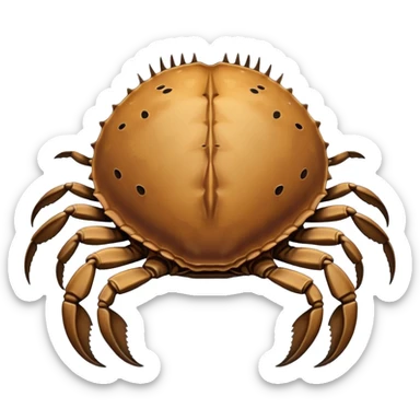 Horseshoe crab outline  sticker