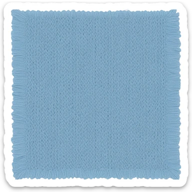 Light blue knit scarf  sticker