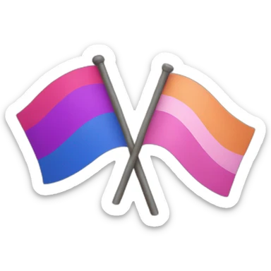 Bi flag sticker