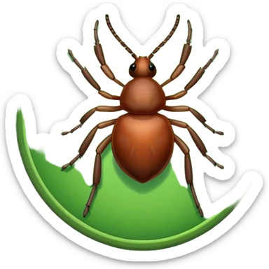 tick good with green crycle sticker