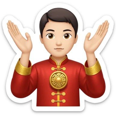 Chinese gong shou li sticker