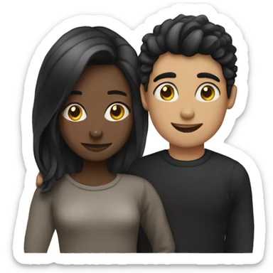 Boyfriend with black hart sticker