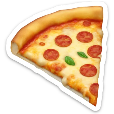 cheese pizza slice sticker