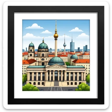 associated with Berlin sticker